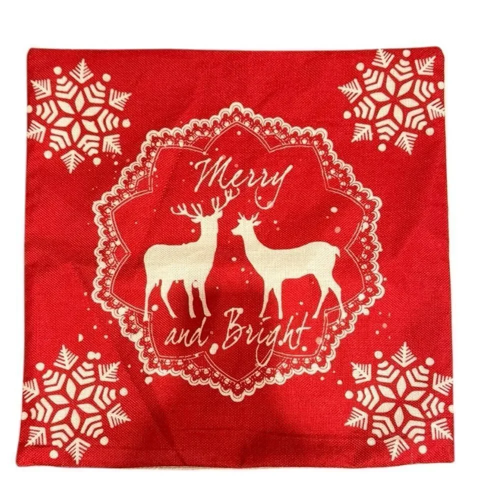 Holiday Pillow covers Set winter Christmas